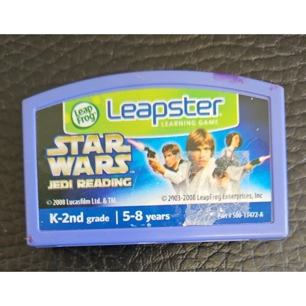 Leapster Star Wars Jedi Reading Game Cartridge K-2nd Grade 5-8 Years